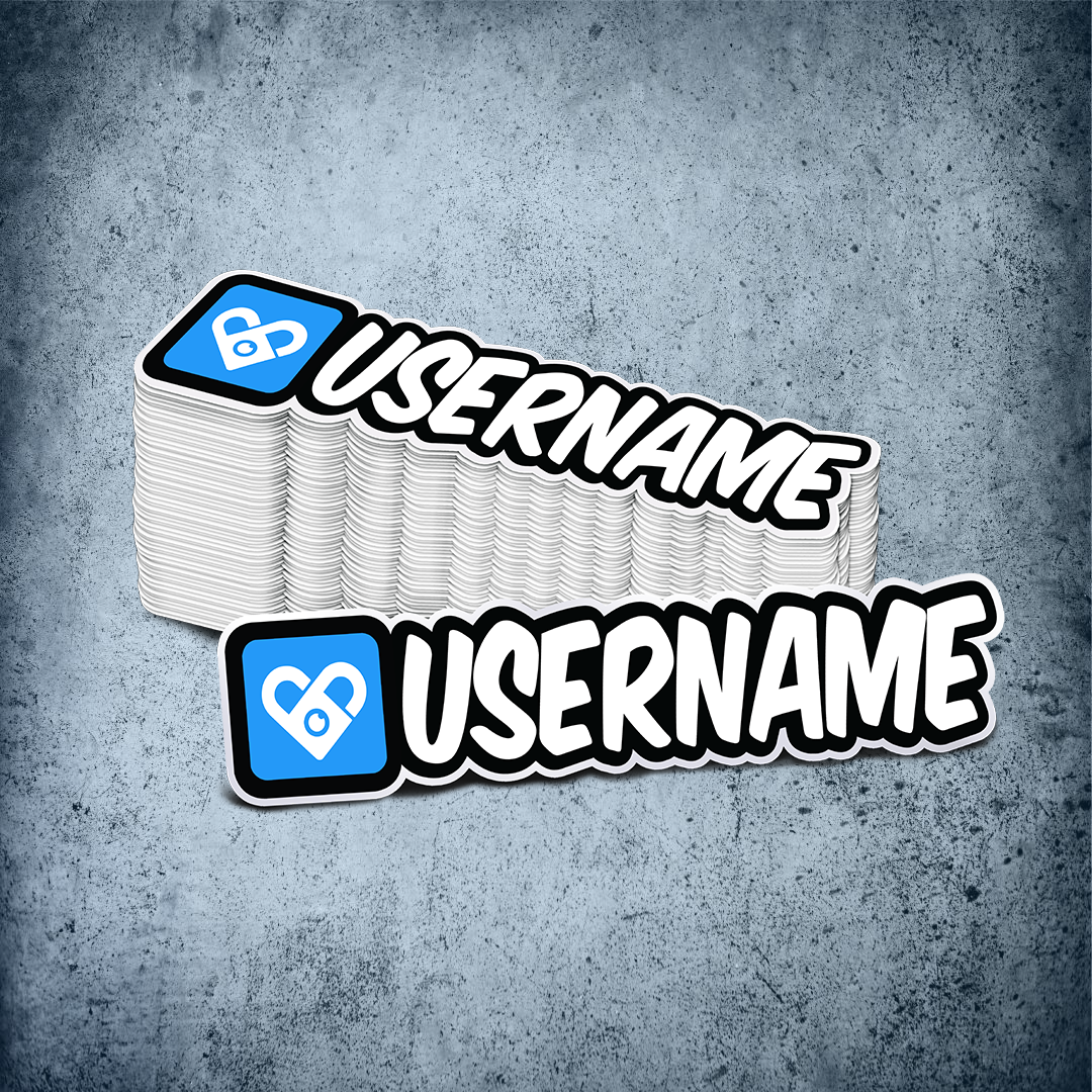 Custom Fansly Printed Sticker