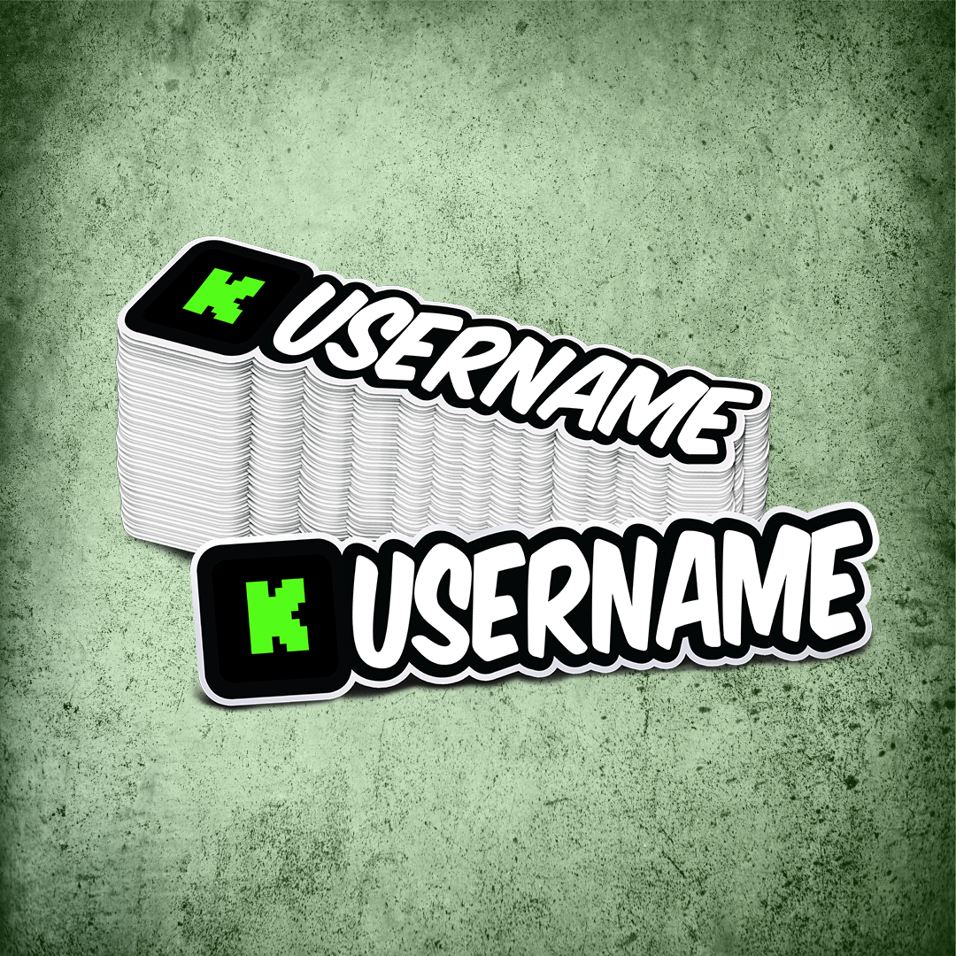 Custom Kick Printed Sticker