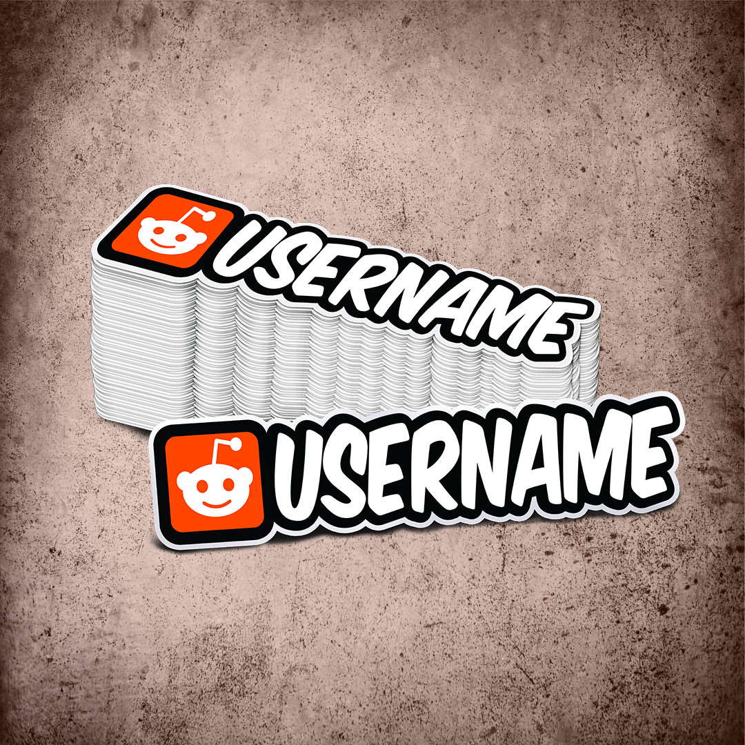 Custom Reddit Printed Sticker