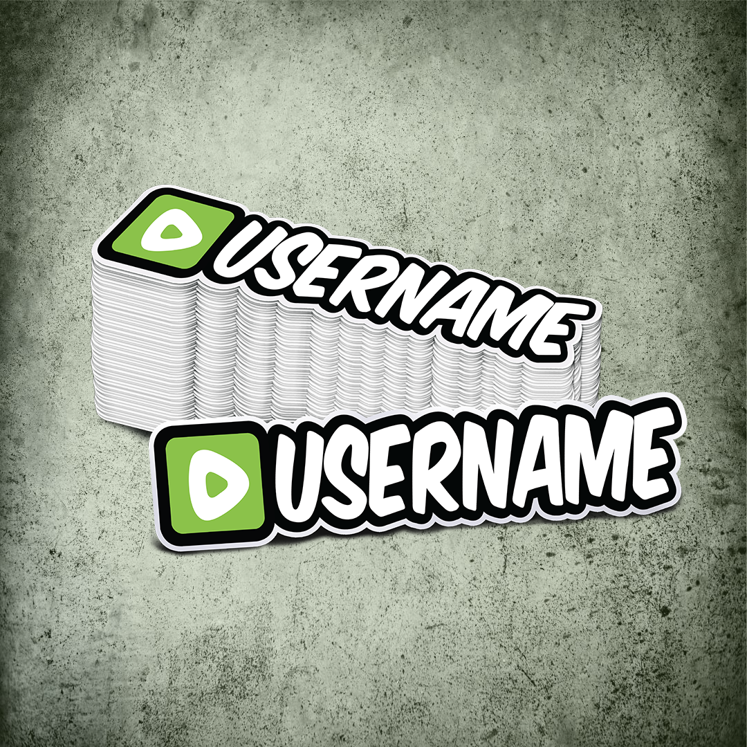 Custom Rumble Printed Sticker