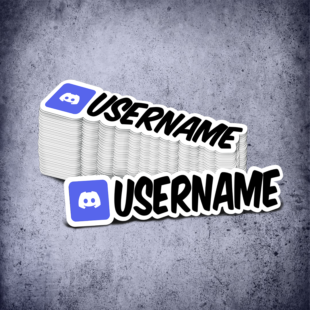 Custom Discord Printed Sticker