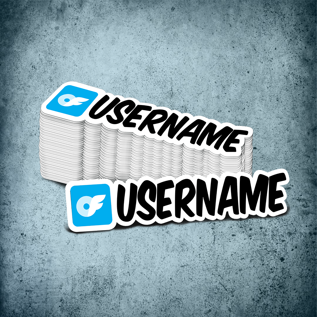Custom Only Fans Printed Sticker