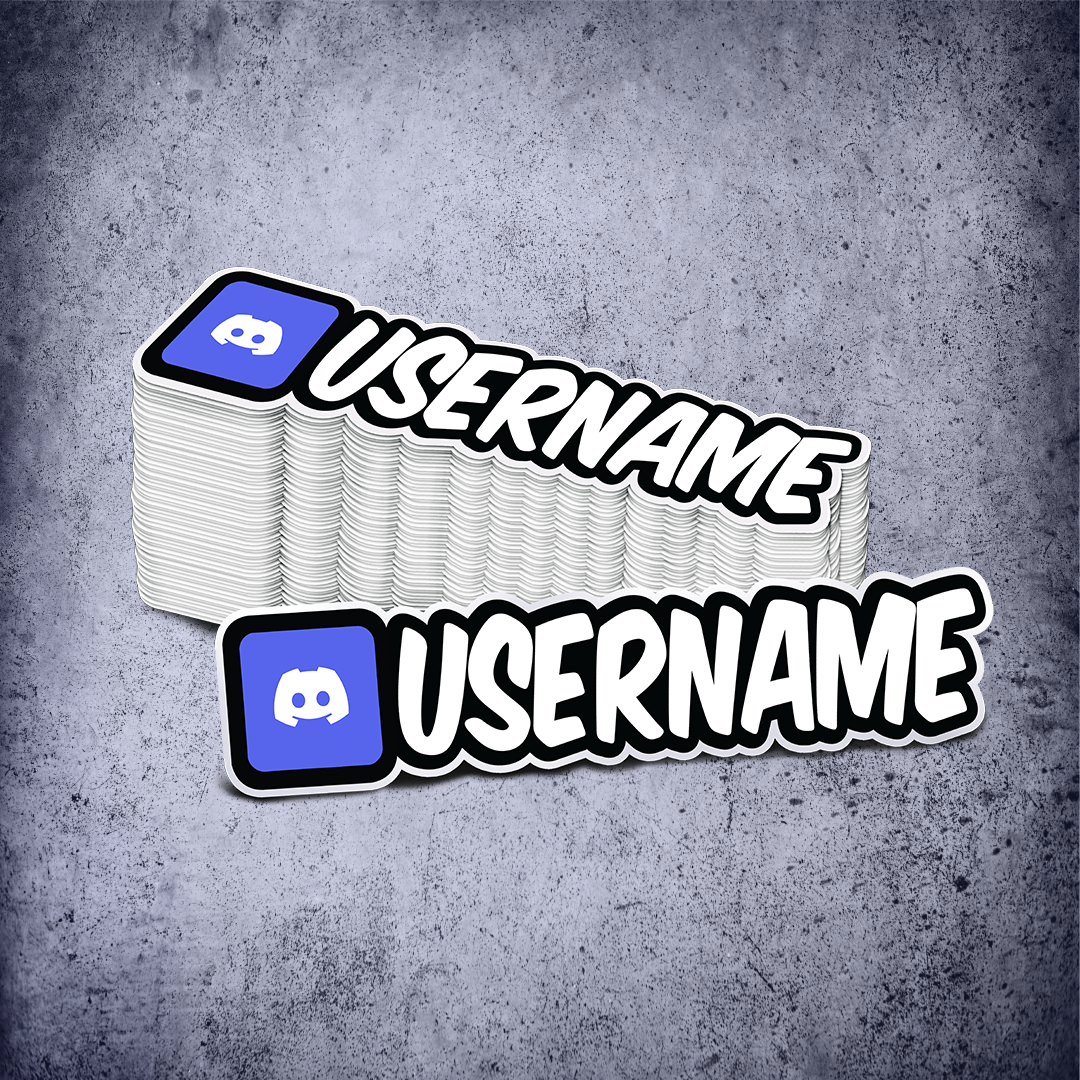 Custom Discord Printed Sticker