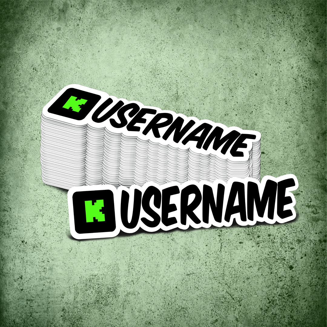Custom Kick Printed Sticker