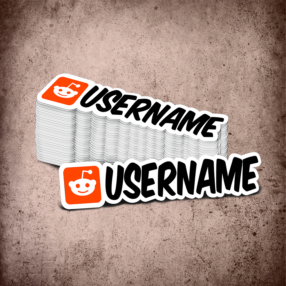 Custom Reddit Printed Sticker