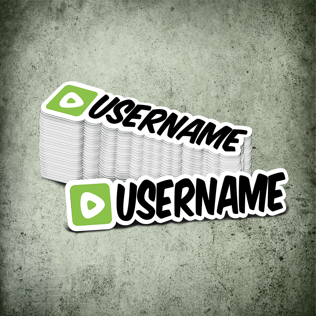 Custom Rumble Printed Sticker