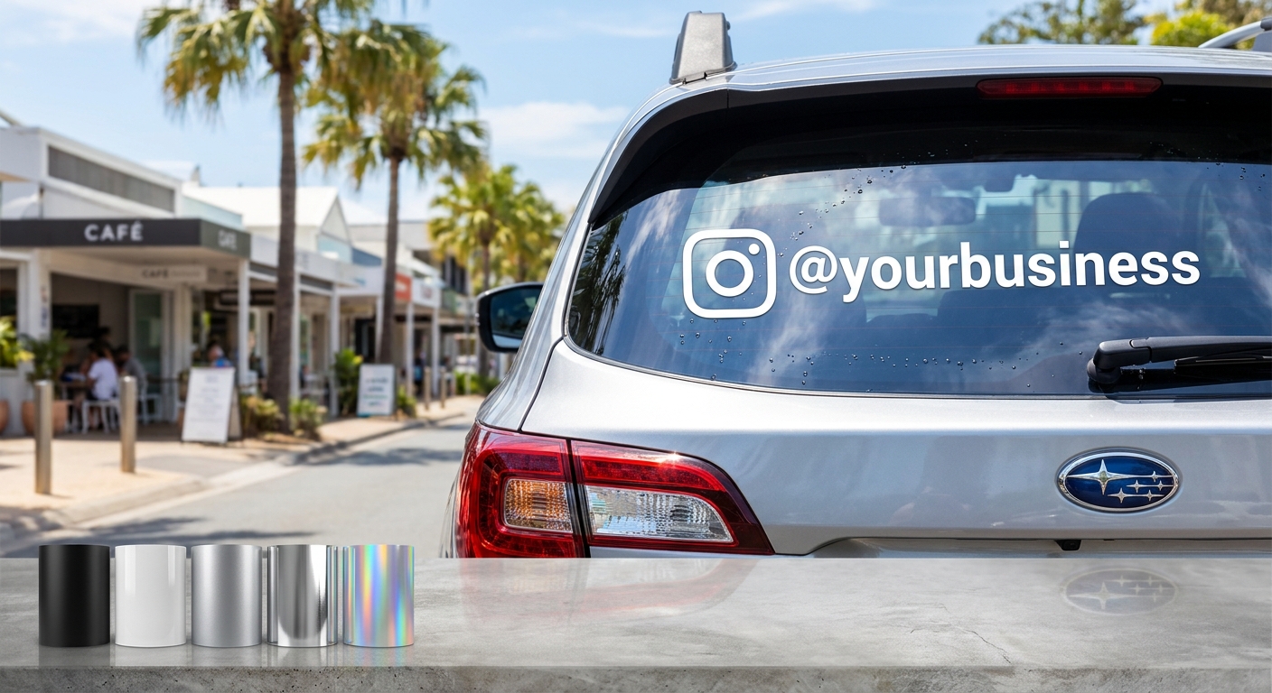 Will Custom Vinyl Stickers Work on My Car Window?